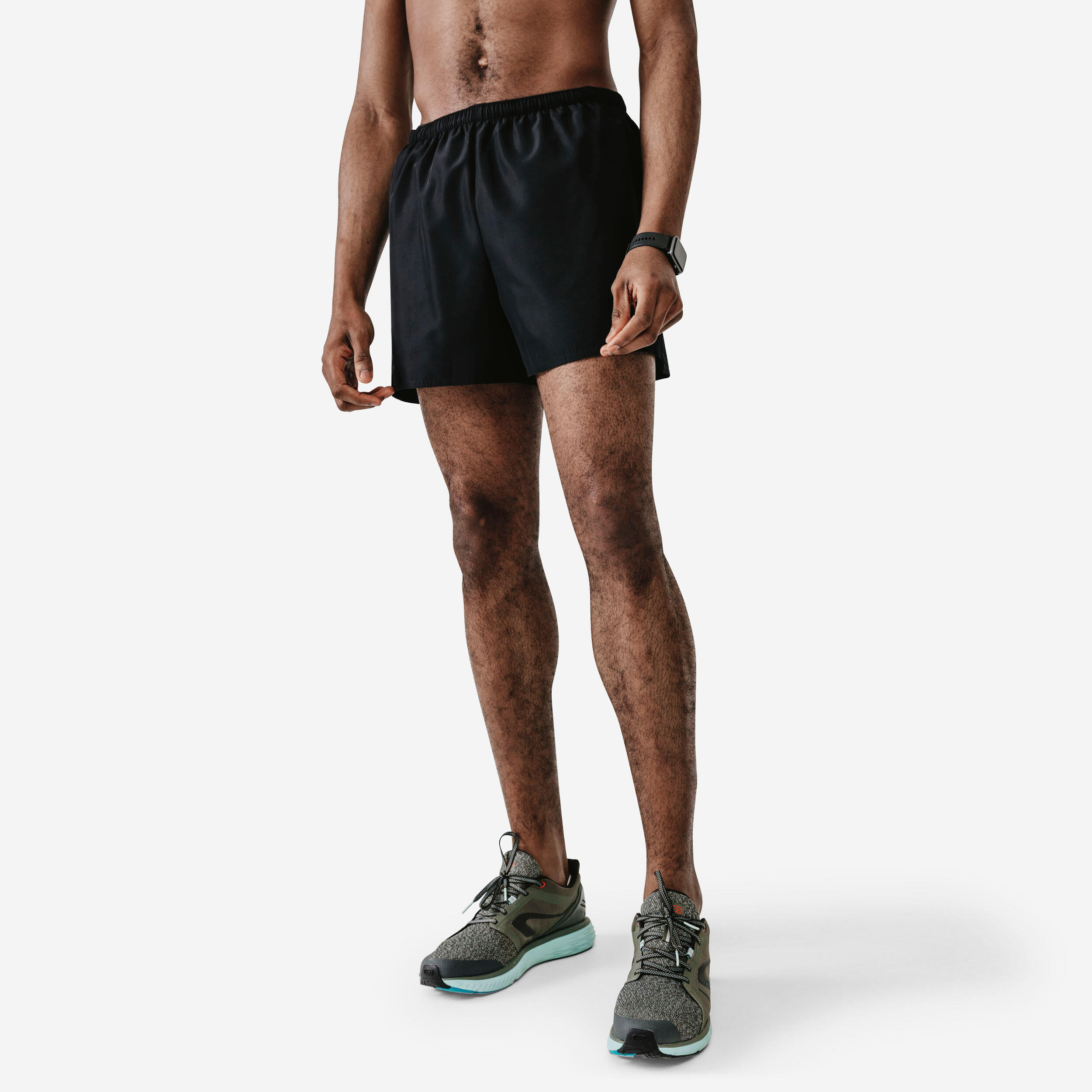 Men's Running Breathable Shorts Dry - black - Decathlon