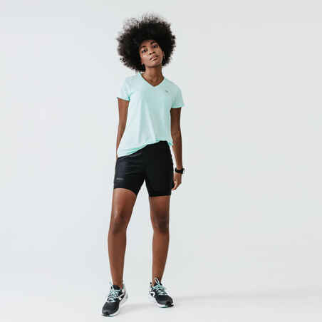 Short de Running para mujer Kalenji dry negro - Decathlon