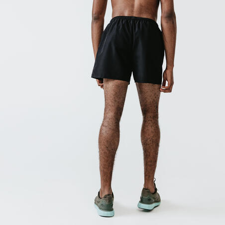 Men's Running Shorts (Run Dry) Black - Kalenji