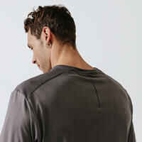Dry+ Men's Running Breathable T-Shirt - Granite Grey