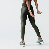 Women's Running Breathable Long Leggings Dry+ Feel - khaki