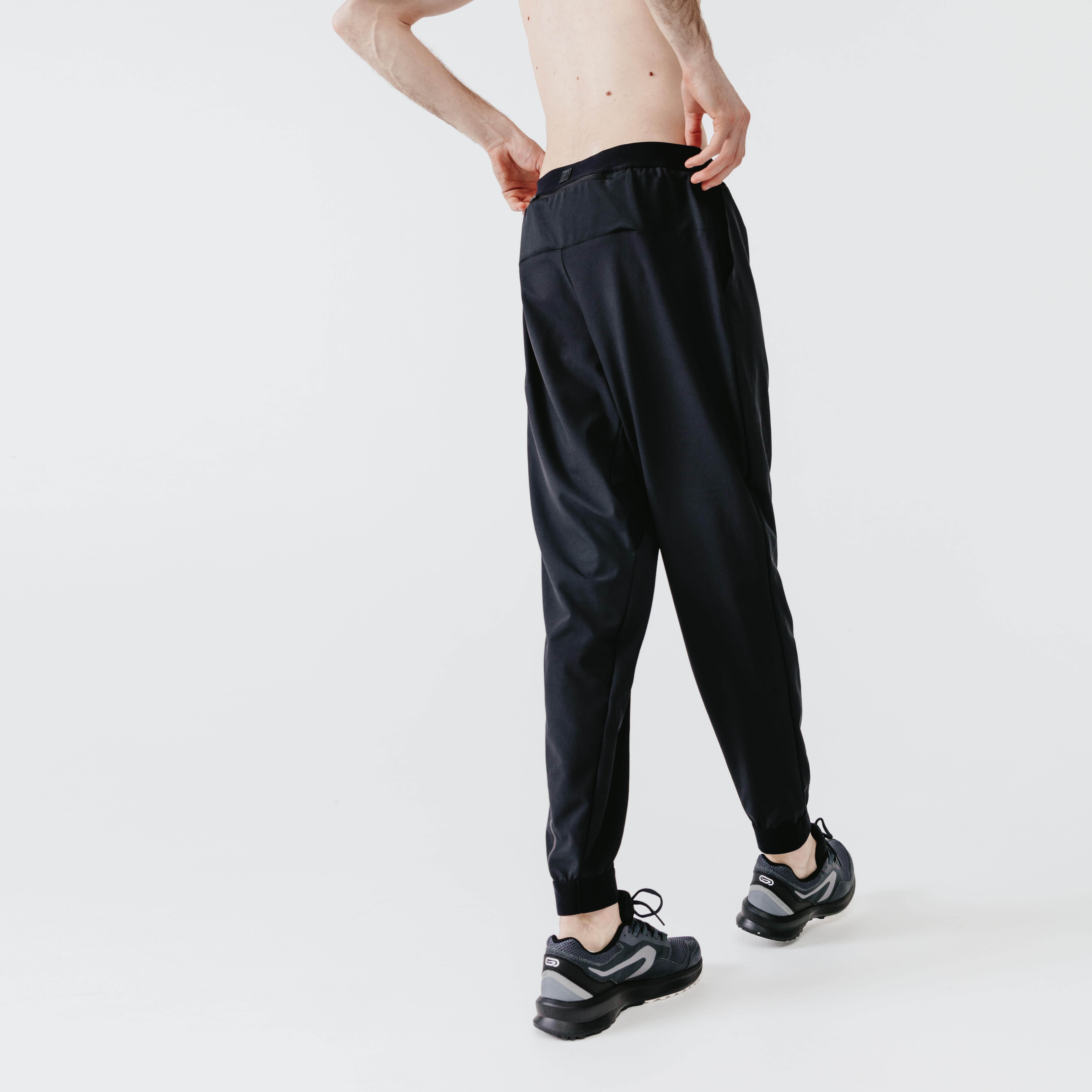 Pantaloni running uomo DRY neri KALENJI | DECATHLON