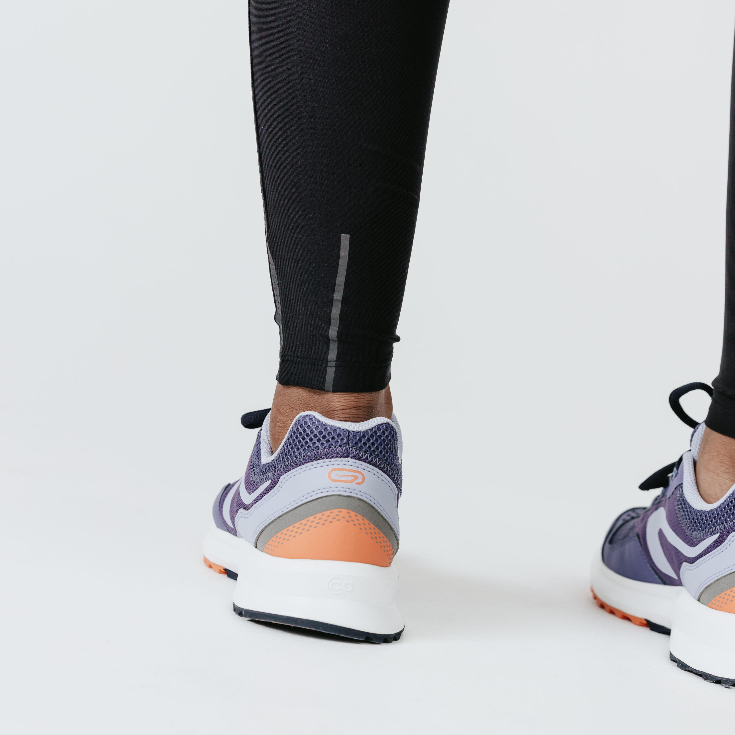 Women's Running Shorts with Built-In Tights Dry+ - black 8/10