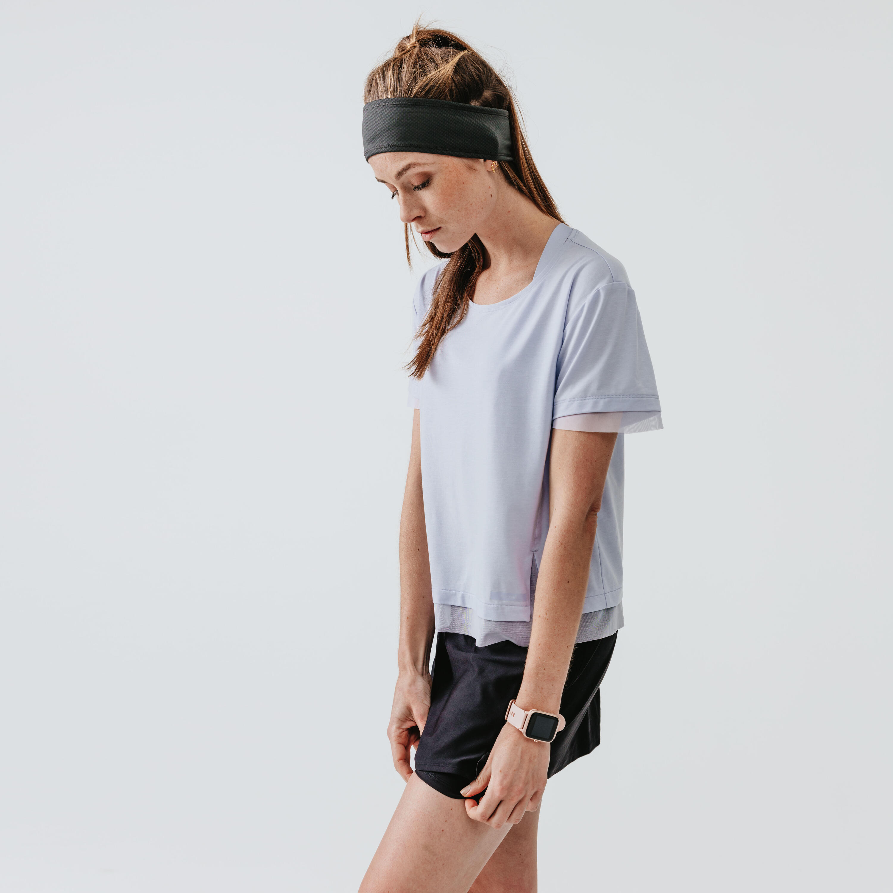Bandeau running Homme Femme - KIPRUN noir 8/12