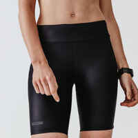 Dry Women's Running Tight Shorts - black - Decathlon