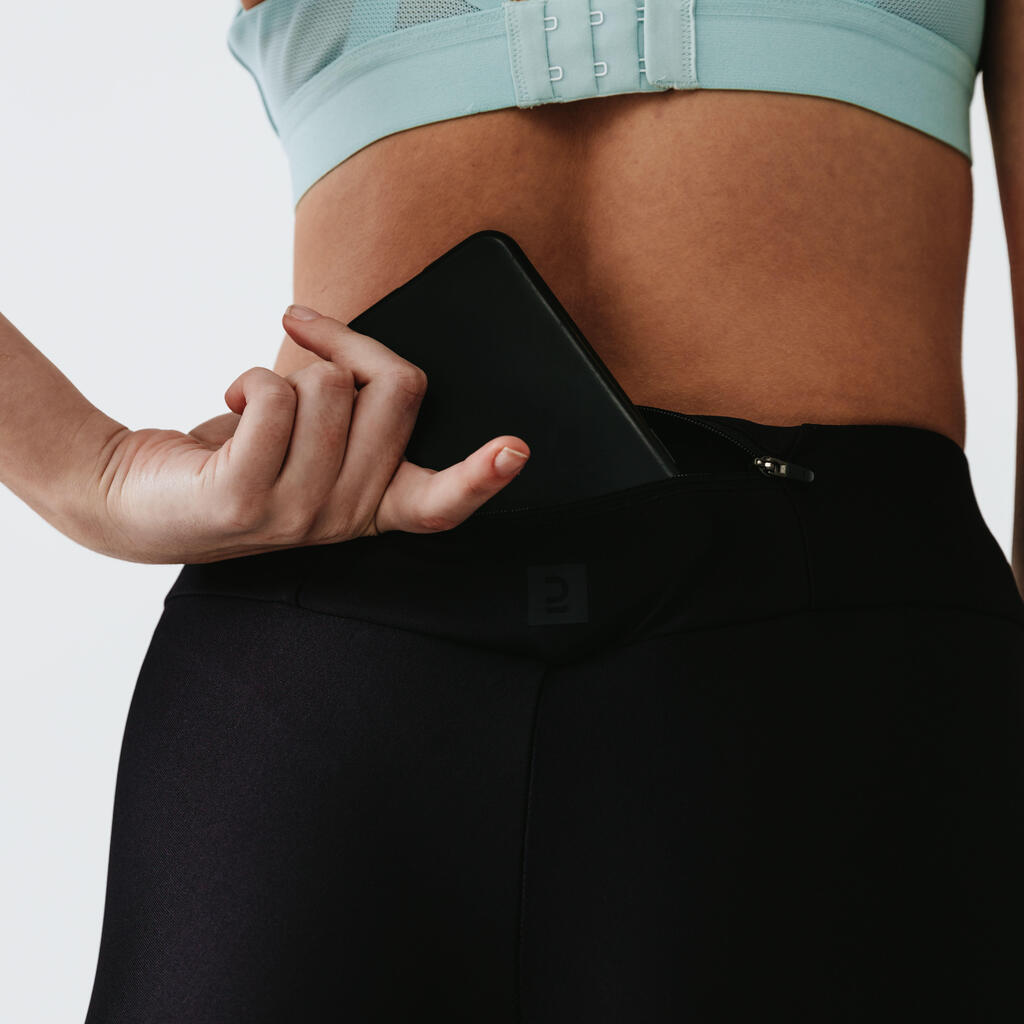 Licra de Running para Mujer Kalenji dry negro