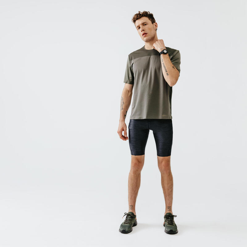 Cuissard running respirant homme - Dry+ gris abysses