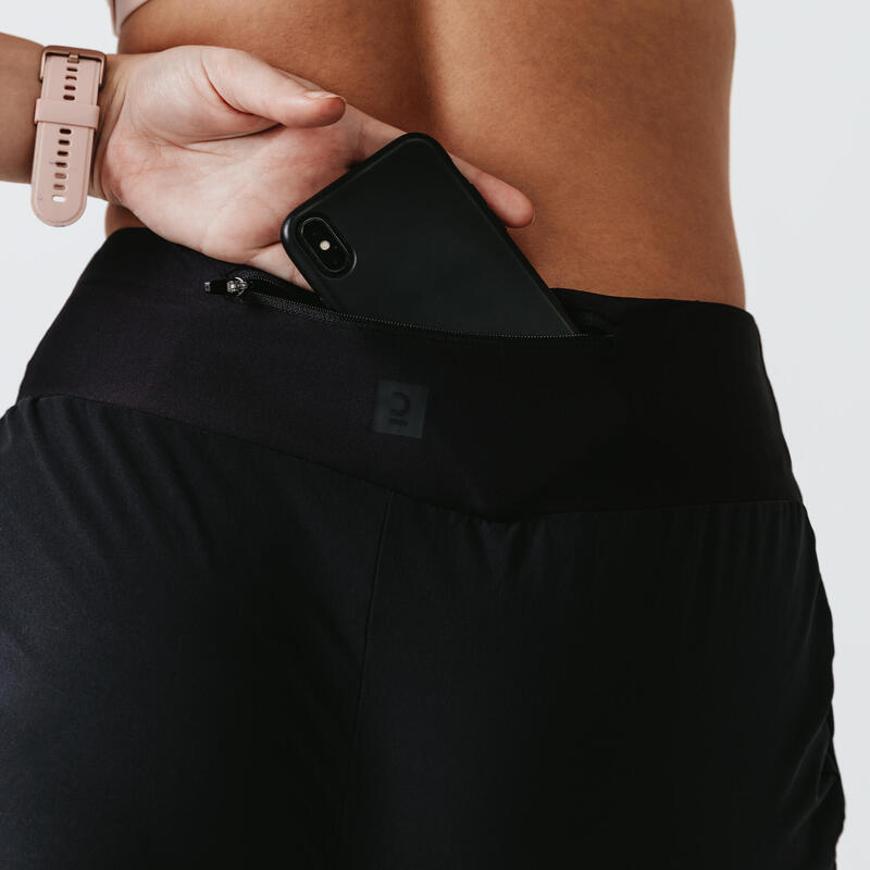 Bermudas de Corrida Mulher Dry Preto