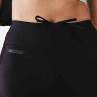 Women's long running leggings Dry - black