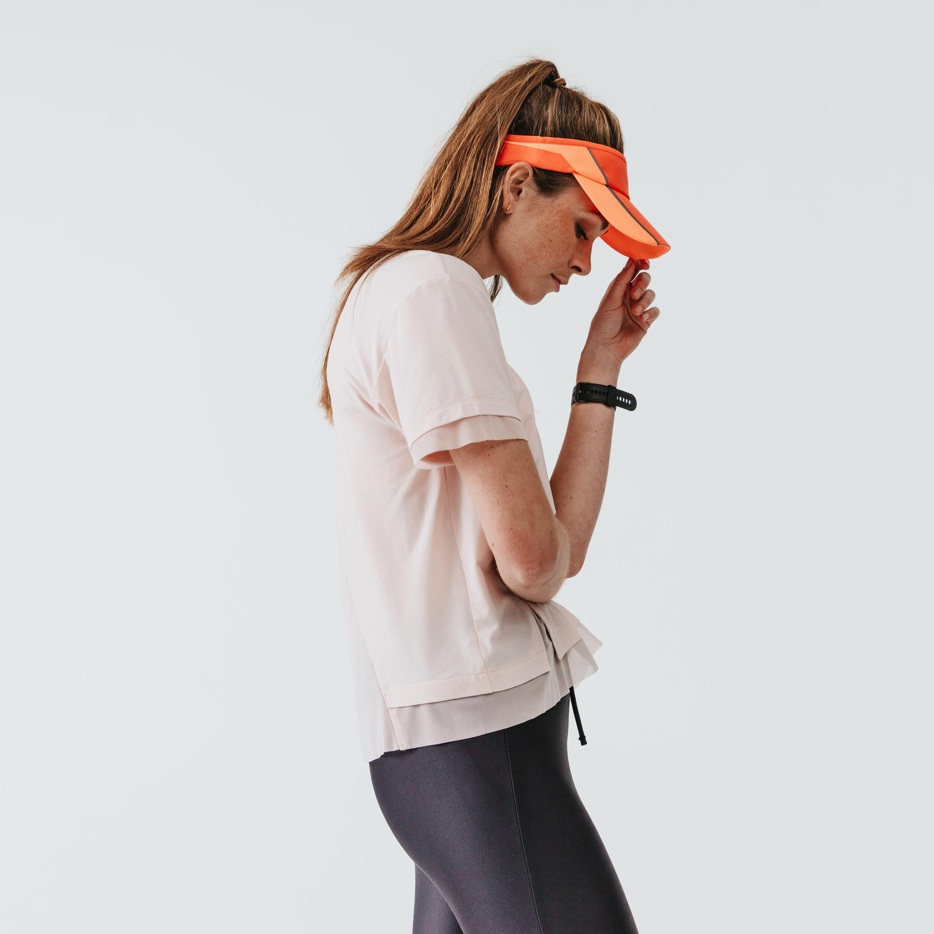 Feel Women's Running Breathable Short-Sleeved T-shirt - pink 10/56