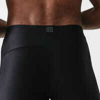 Pantalón de licra 3/4 Running Dry Hombre Negro Transpirable