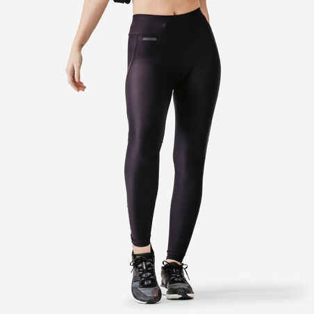 Women's Running Leggings - Kiprun Run 100 Black