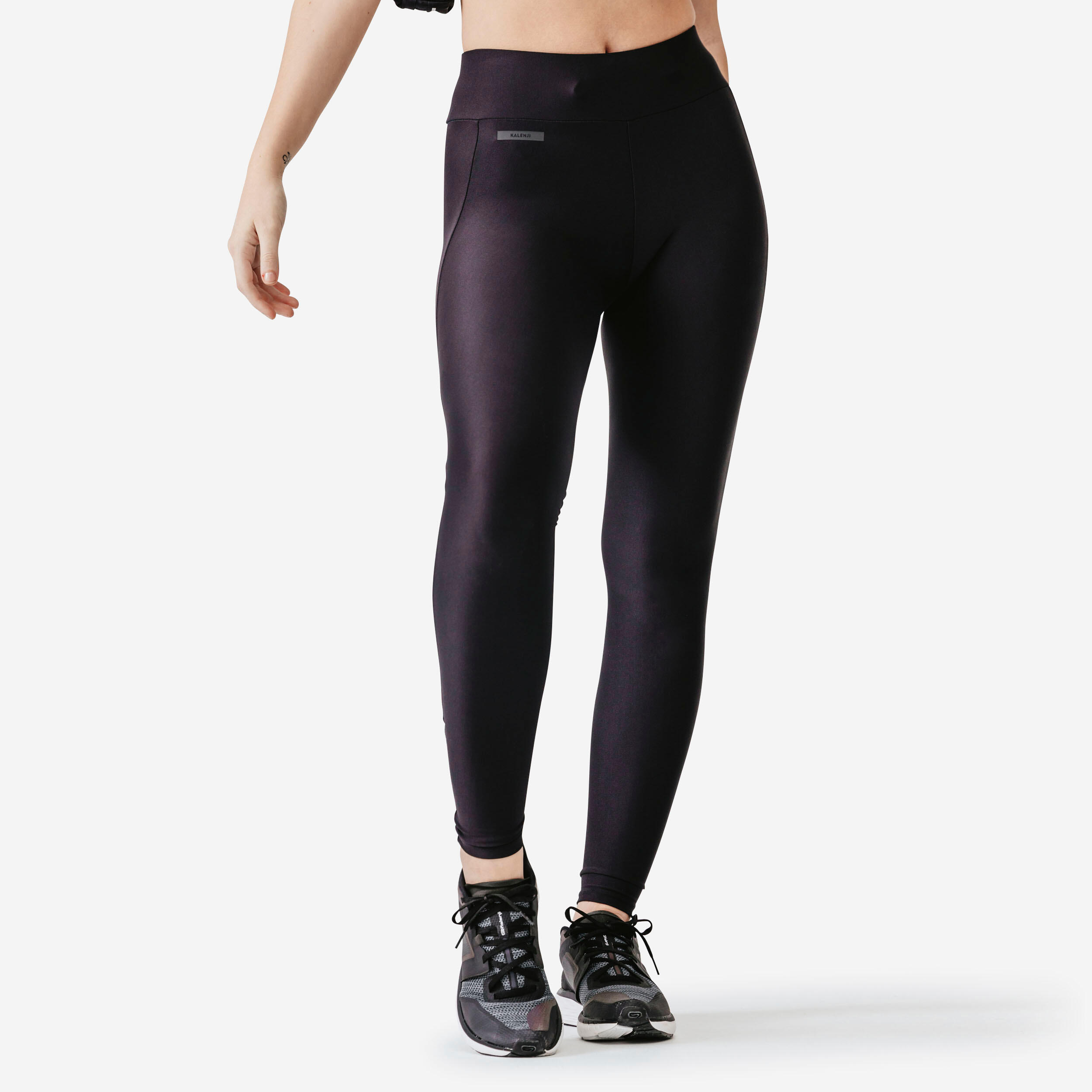 KALENJI Women's Running Leggings - Kiprun Run 100 Black