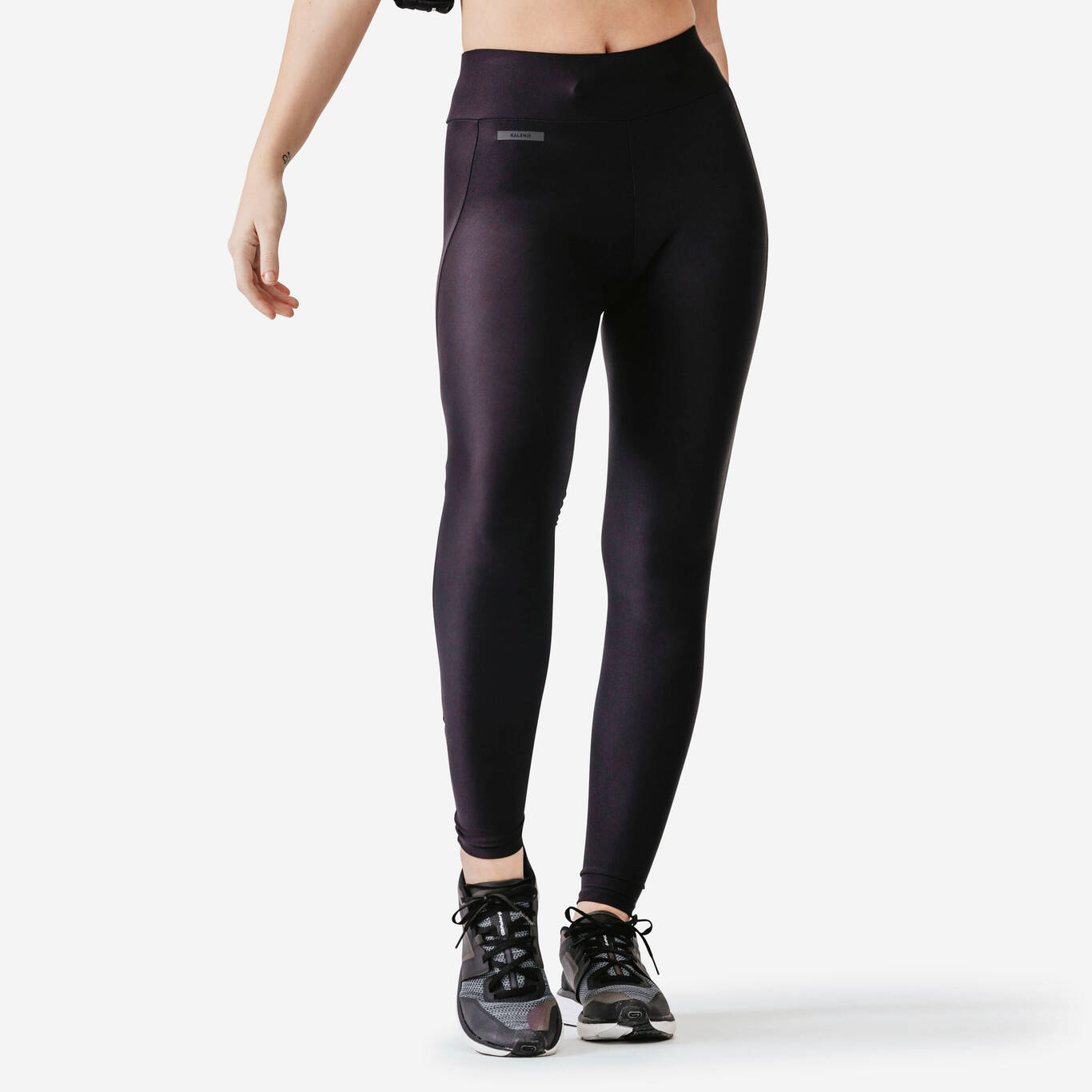 Legging Lari Panjang Wanita Dry - Hitam