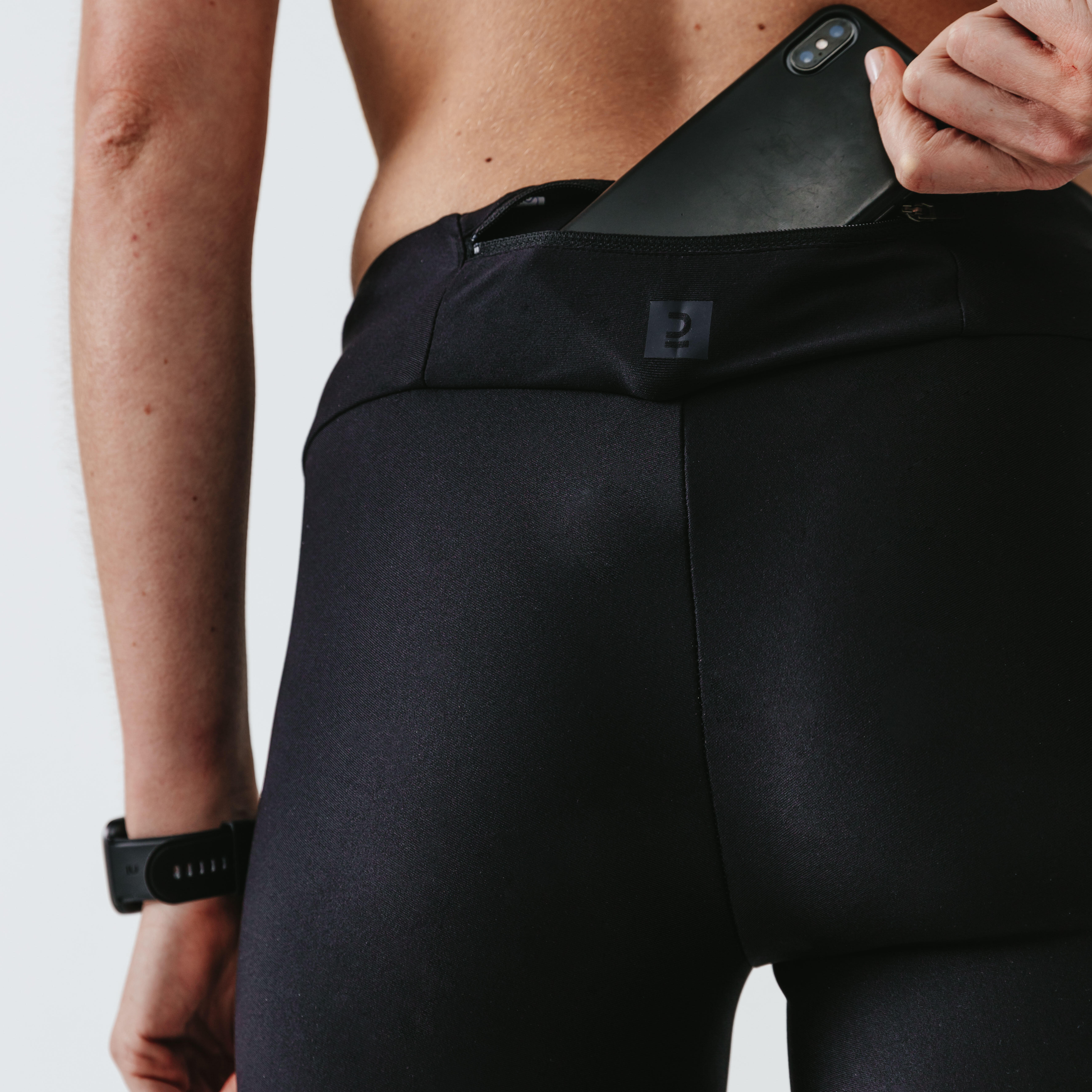Women's Short Running Leggings - Run 100 - KIPRUN