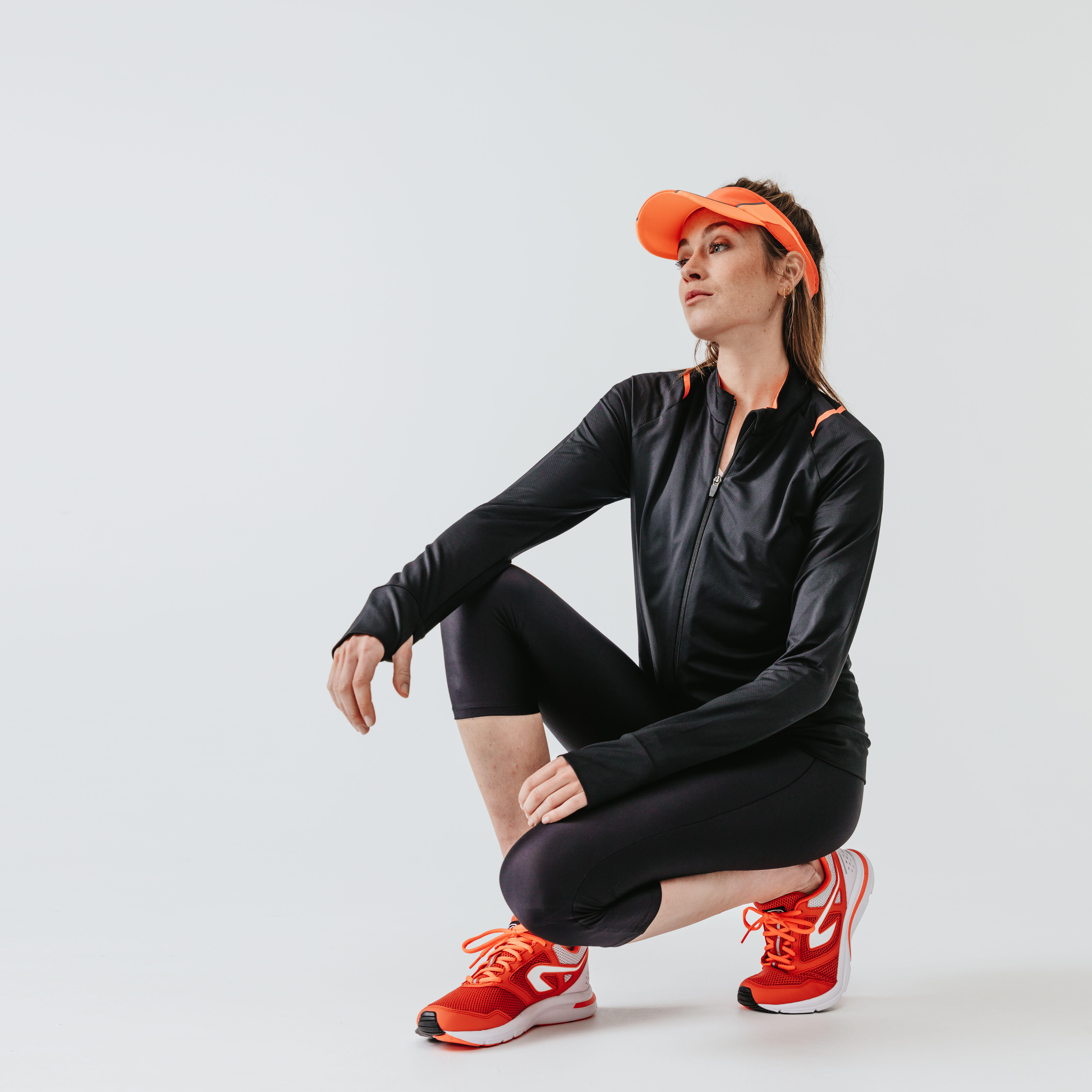Women's Short Running Leggings - Run 100 - KIPRUN