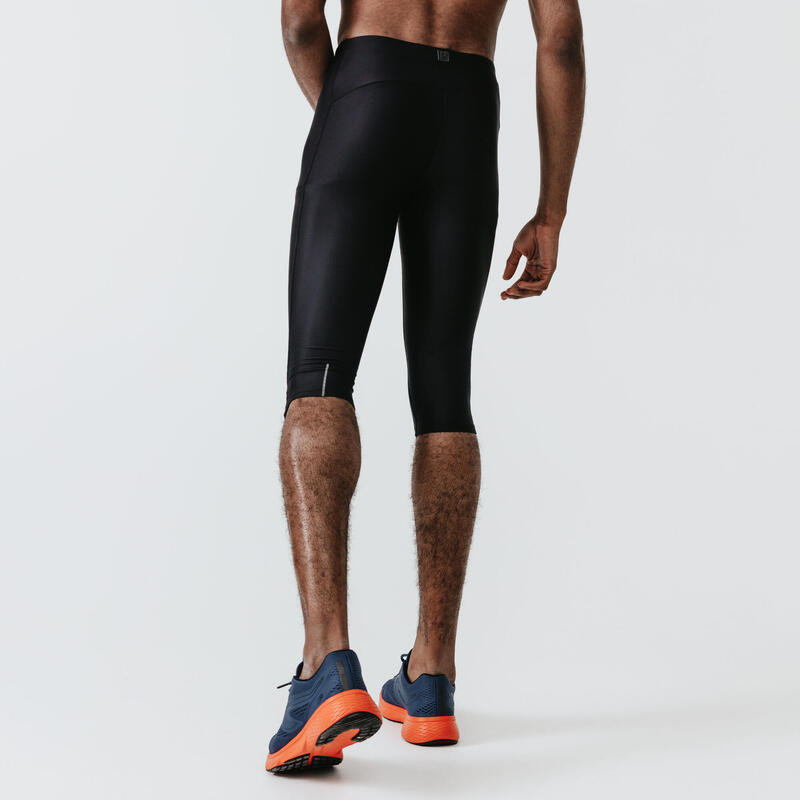 Corsaire 3/4 running respirant homme - Dry noir