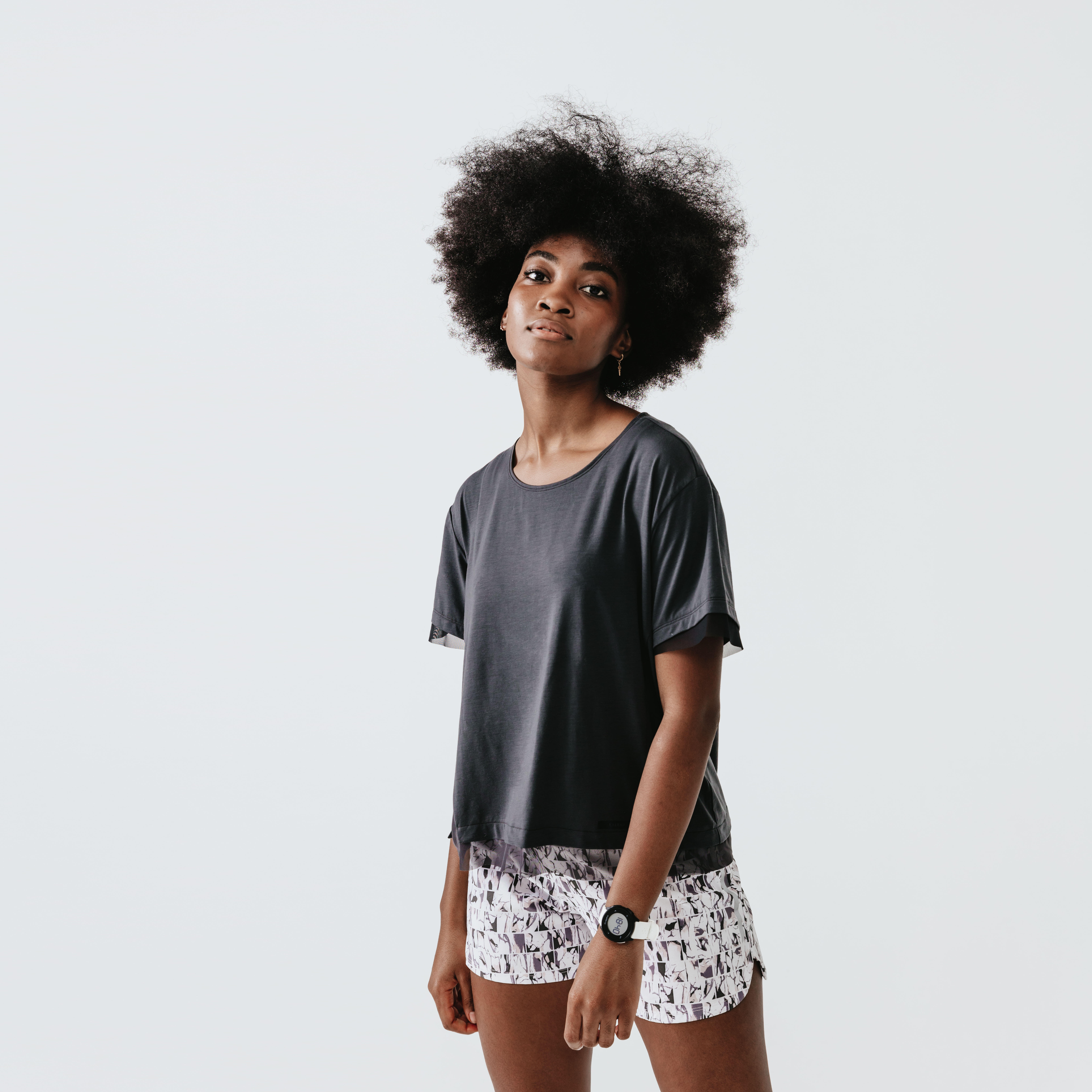 lavender running shorts
