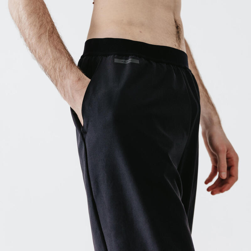Pánské běžecké prodyšné kalhoty Dry černé 