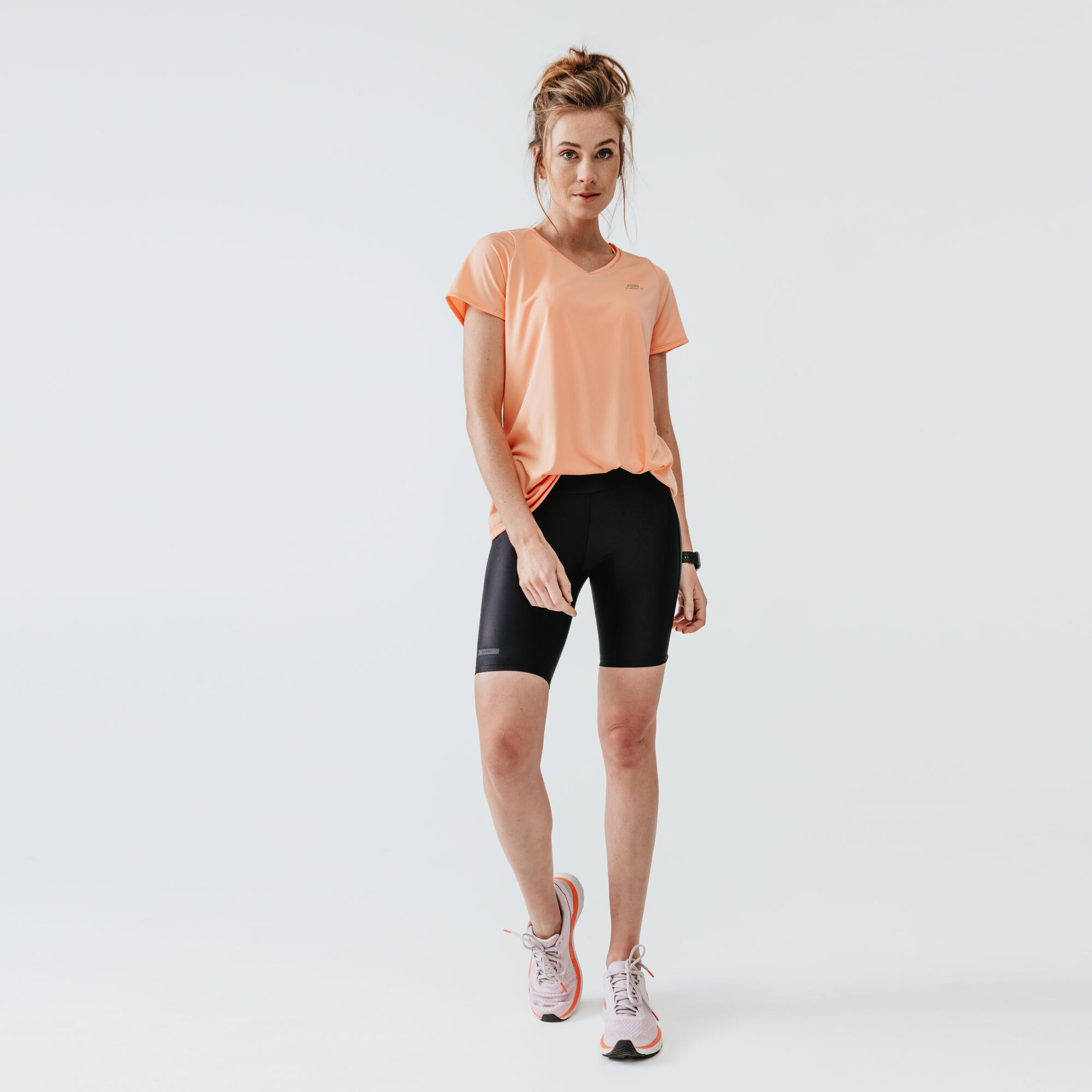 Pantaloncini running donna DRY neri KALENJI | DECATHLON