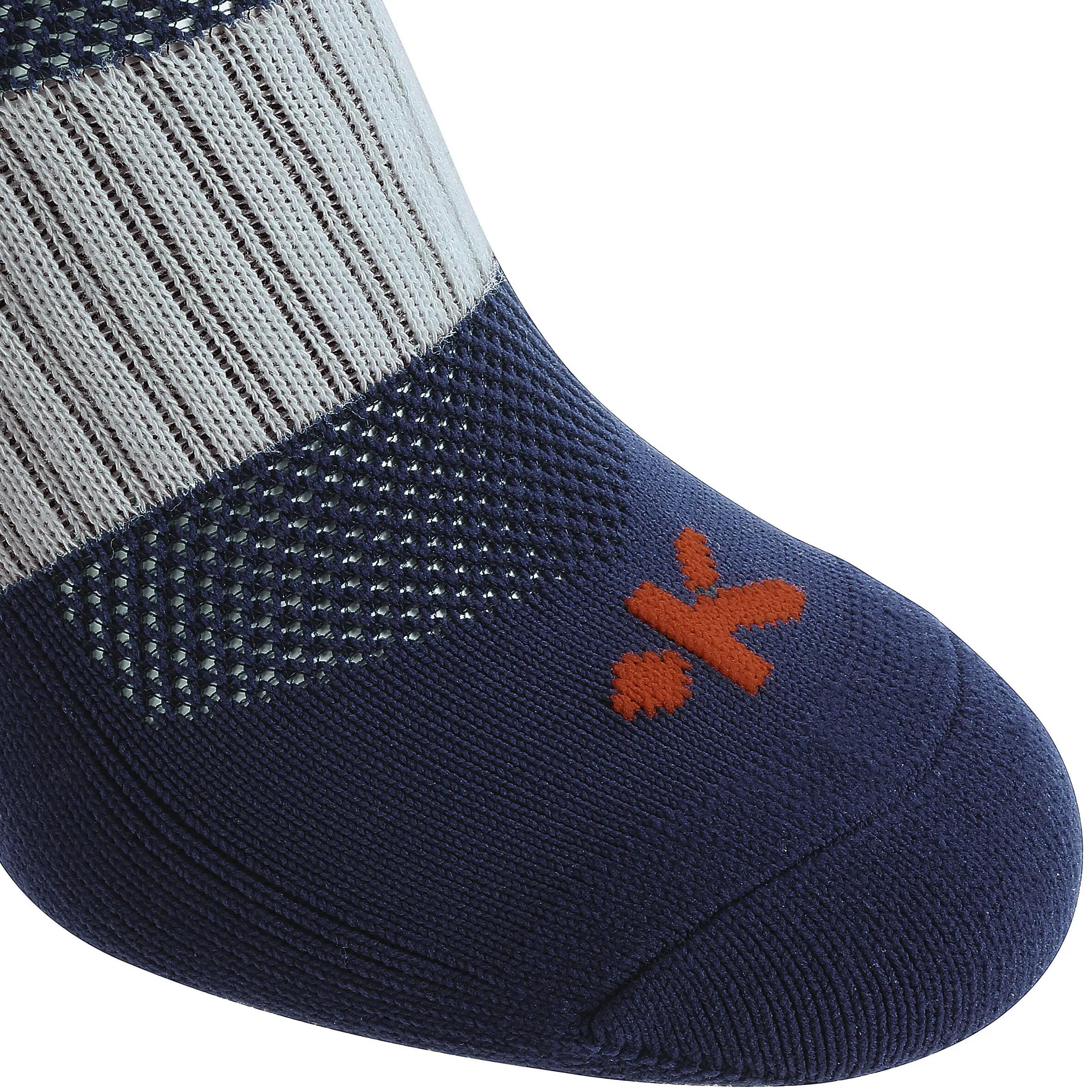F500 Adult Knee-High Football Socks - Navy Blue 4/8