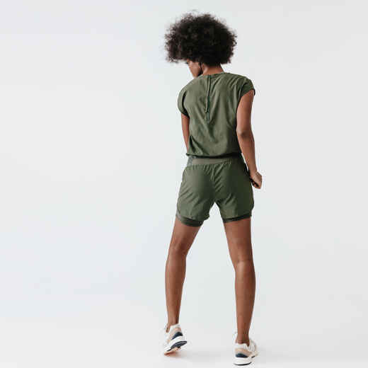 
      Women's Running Shortie Suit Dry+ - khaki
  