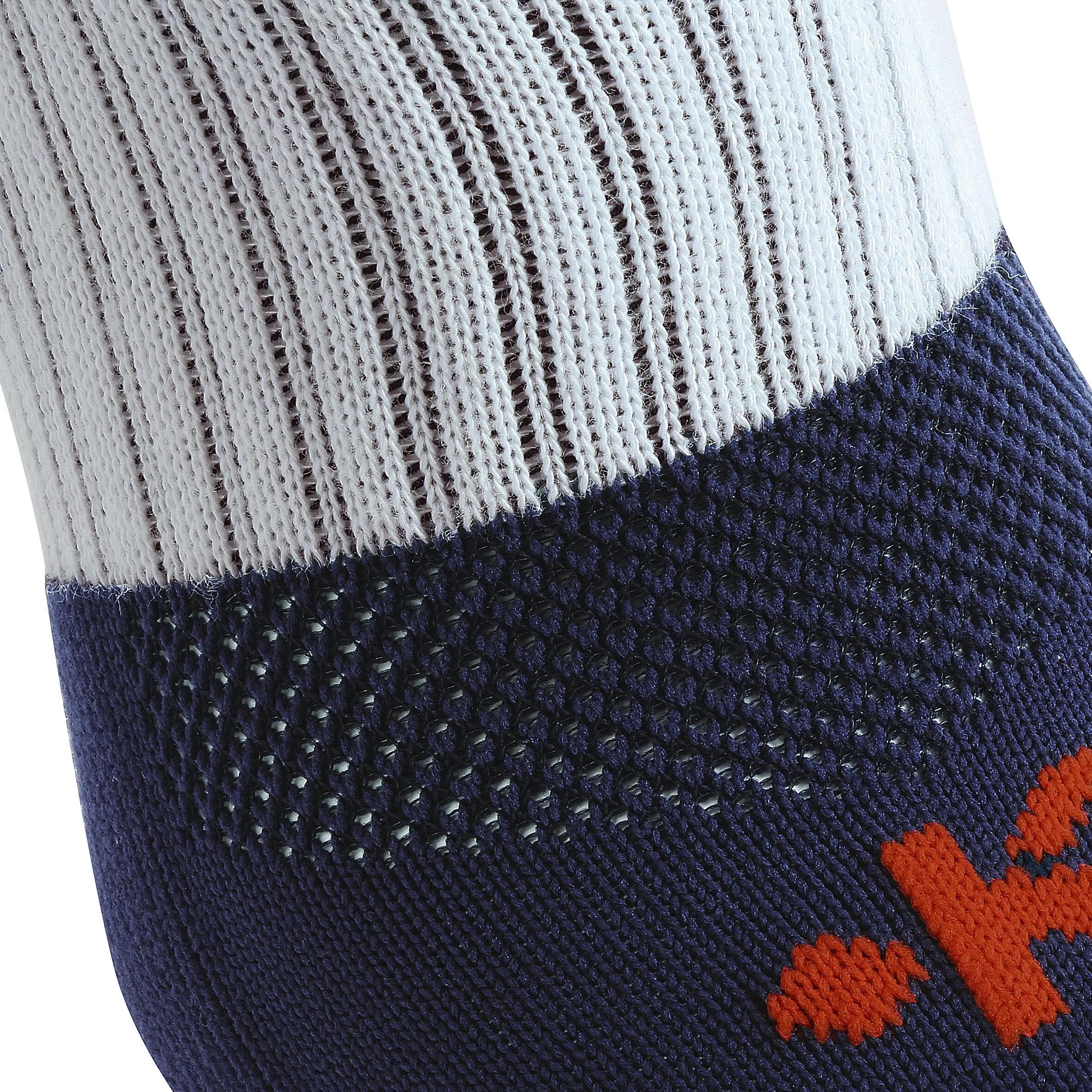 F500 Adult Knee-High Football Socks - Navy Blue 6/8