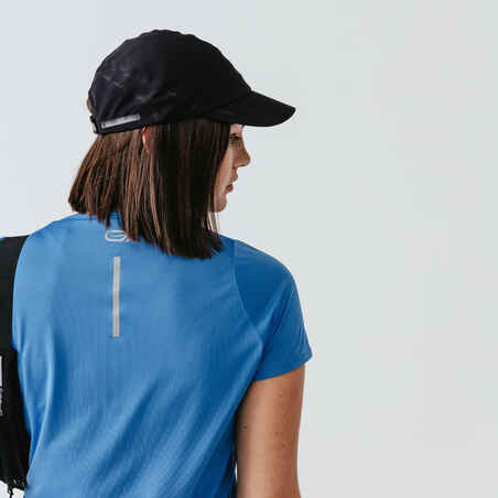 Ανδρικό και γυναικείο ρυθμιζόμενο καπέλο τρεξίματος - Μαύρο