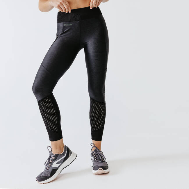 Buy Women's Running Breathable Long Leggings Dry+ Feel - Black