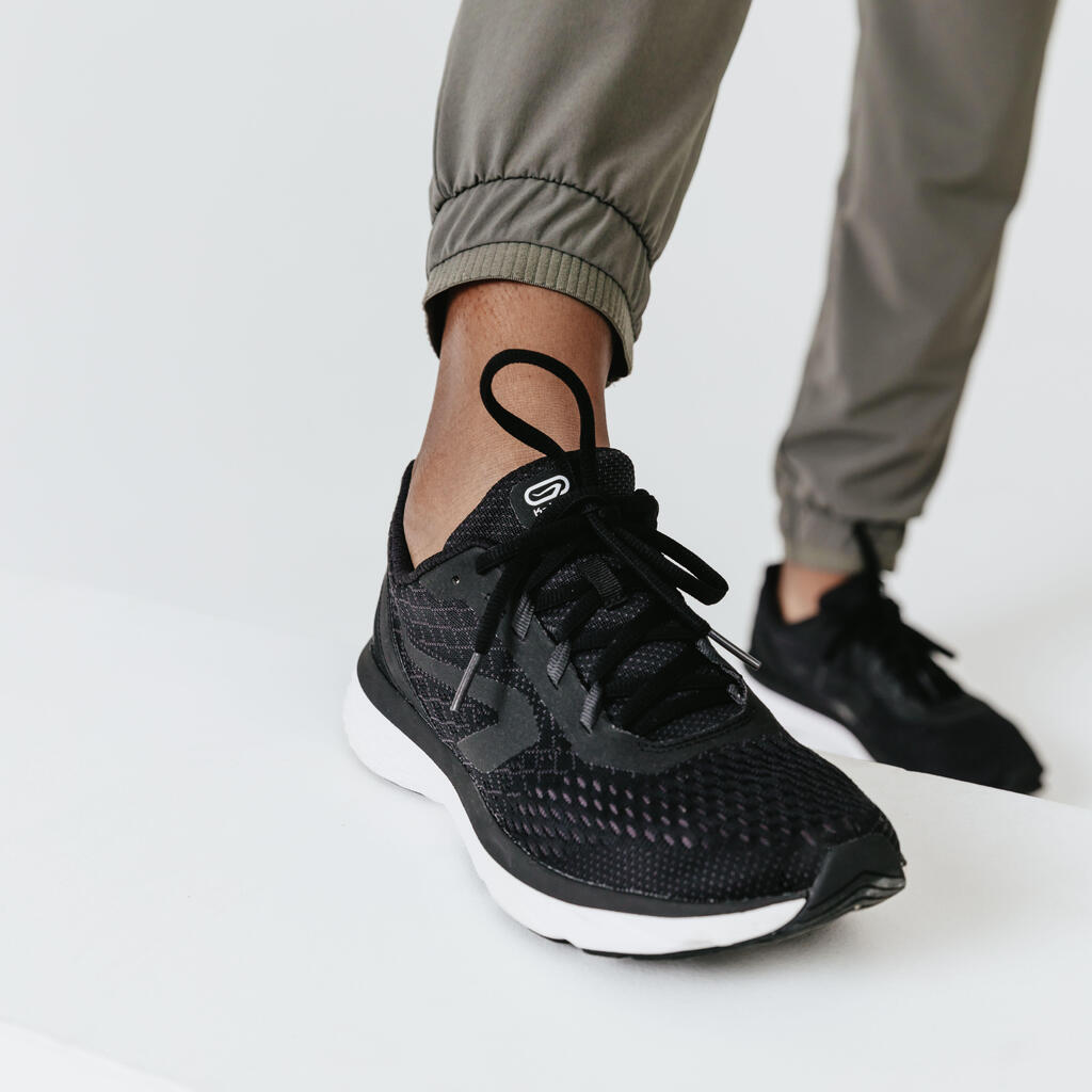 CHAUSSURES DE RUNNING FEMME KALENJI RUN SUPPORT NOIR