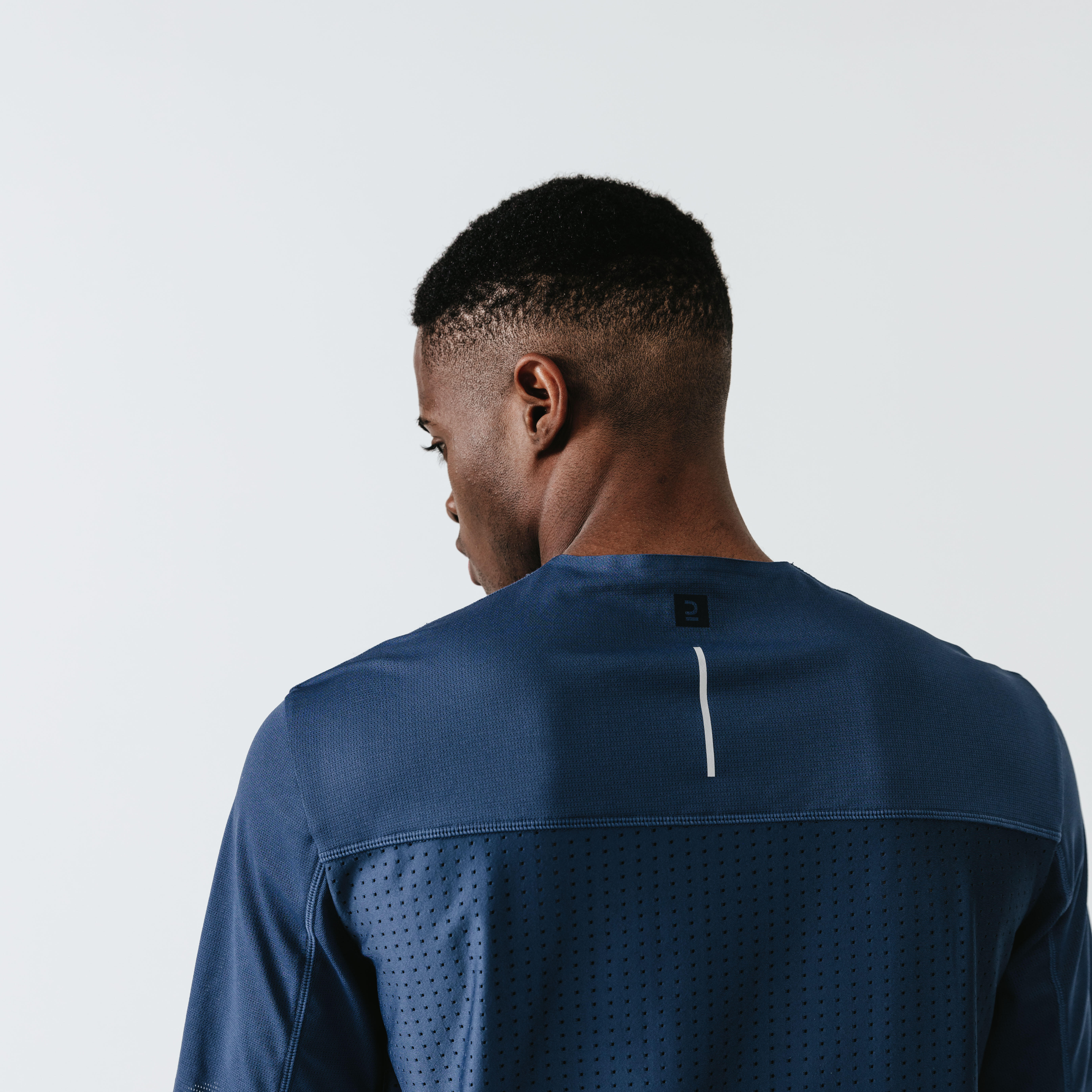 Men's Running Breathable and Ventilated T-Shirt Dry+ Breath - slate blue