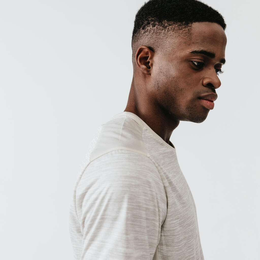 T-shirt running respirant homme - dry+ bleu foncé