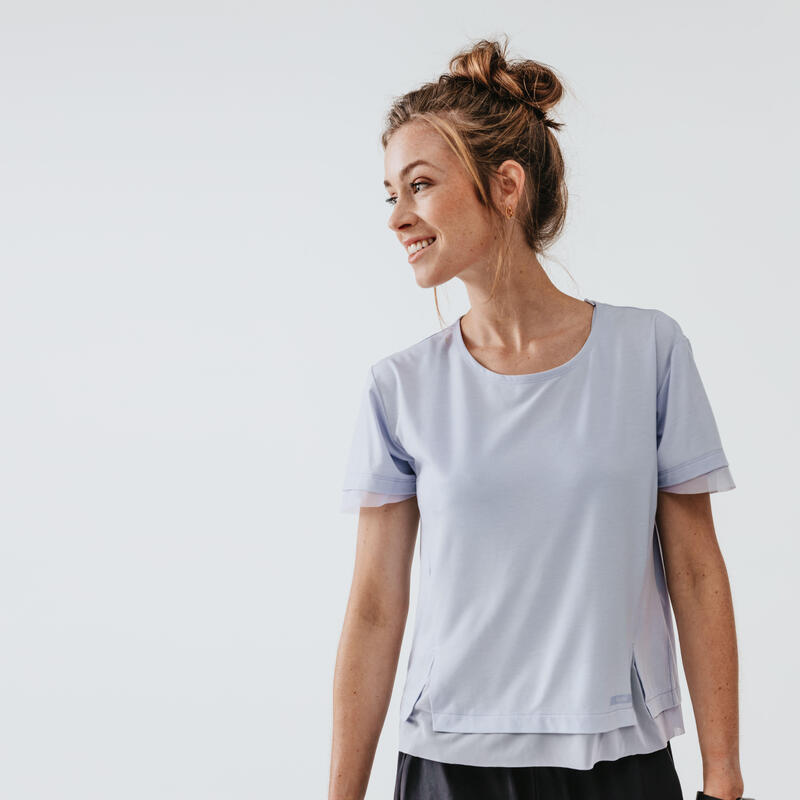 ФУТБОЛКА ДЛЯ БЕГА ЖЕНСКАЯ Run Feel