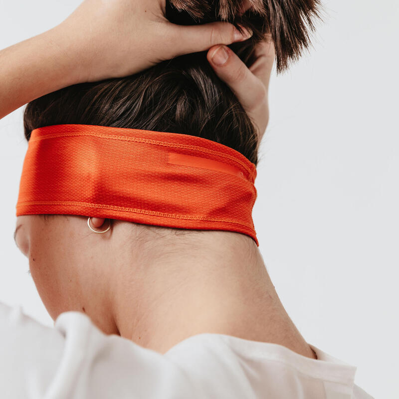 Men Women's KIPRUN running headband - spicey orange
