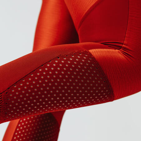 טייץ ריצה דגם RUN FEEL לנשים – כתום