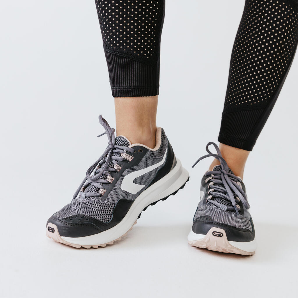 Legging long running respirant femme - Dry+ Feel violet