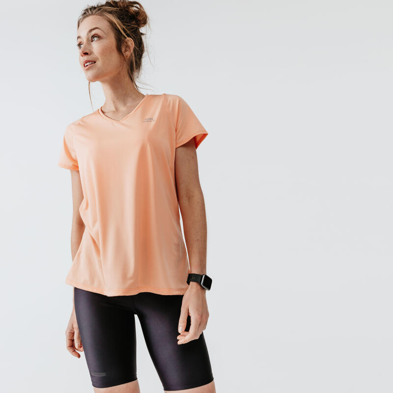 Colanți scurți Alergare Jogging Run Dry Negru Damă