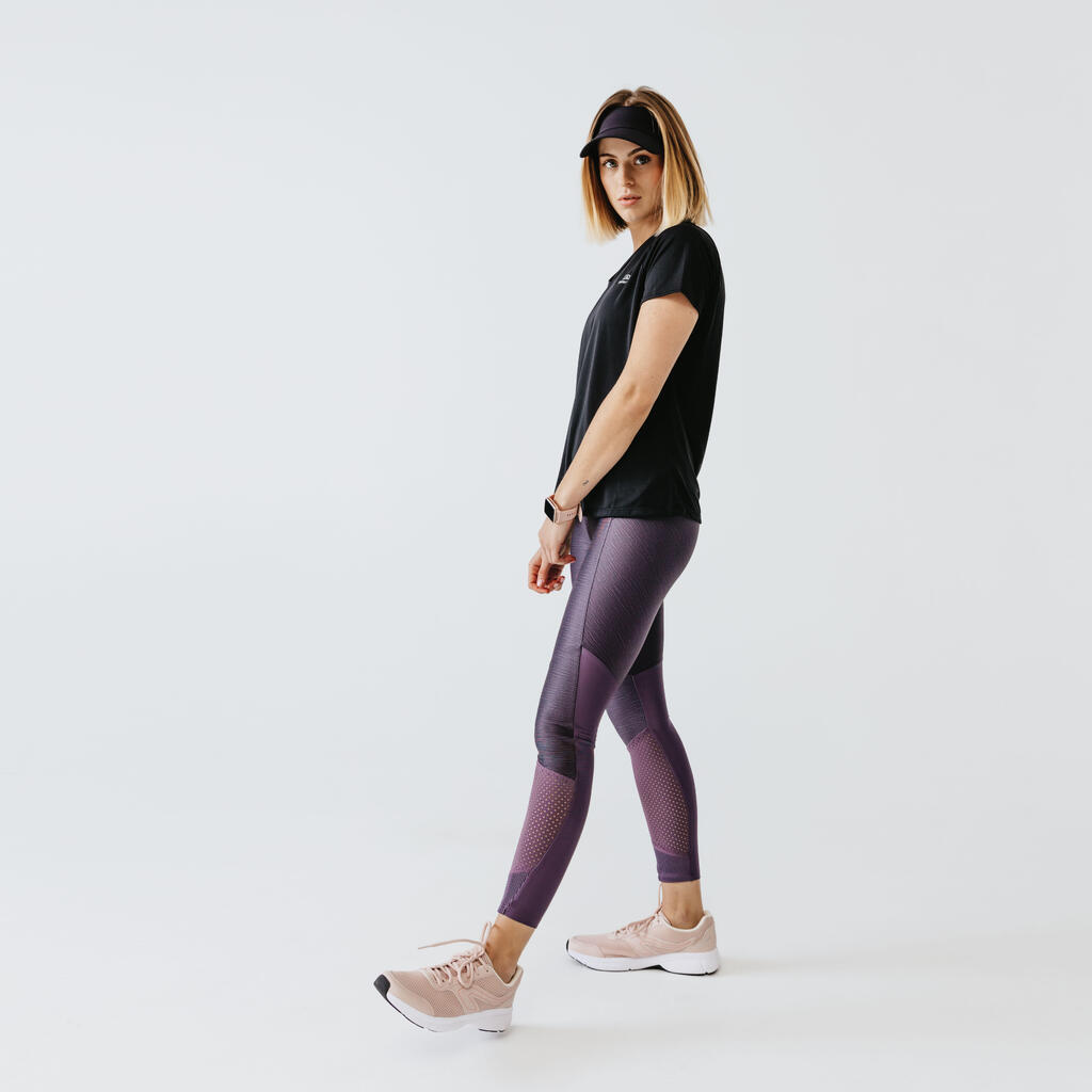 Laufhose Tights Run Dry+ Feel Damen grau