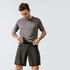 Men's Running Breathable T-Shirt Dry+ - Granite Grey