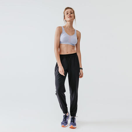 Pantalon de jogging running respirant femme - Dry violet