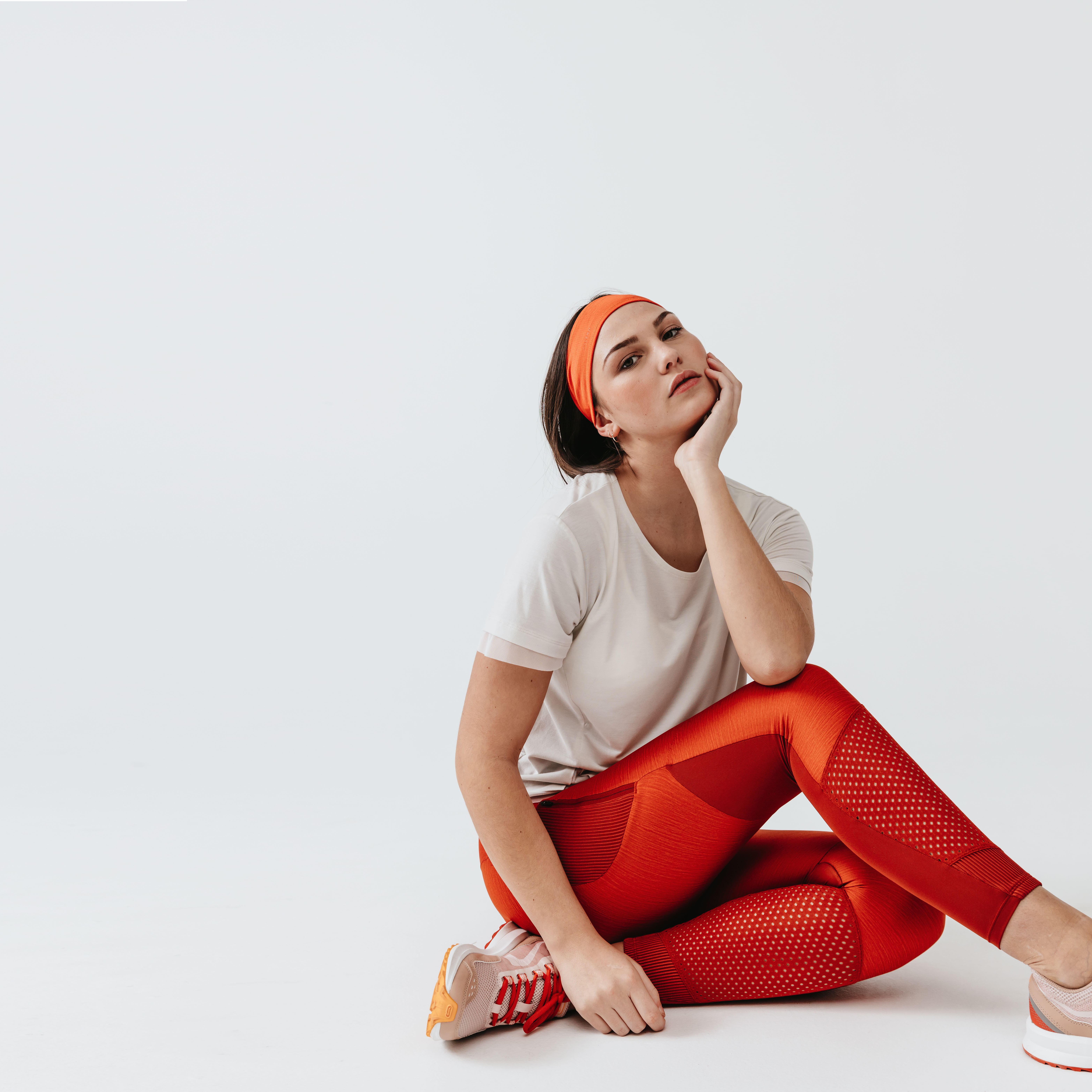 footed running tights