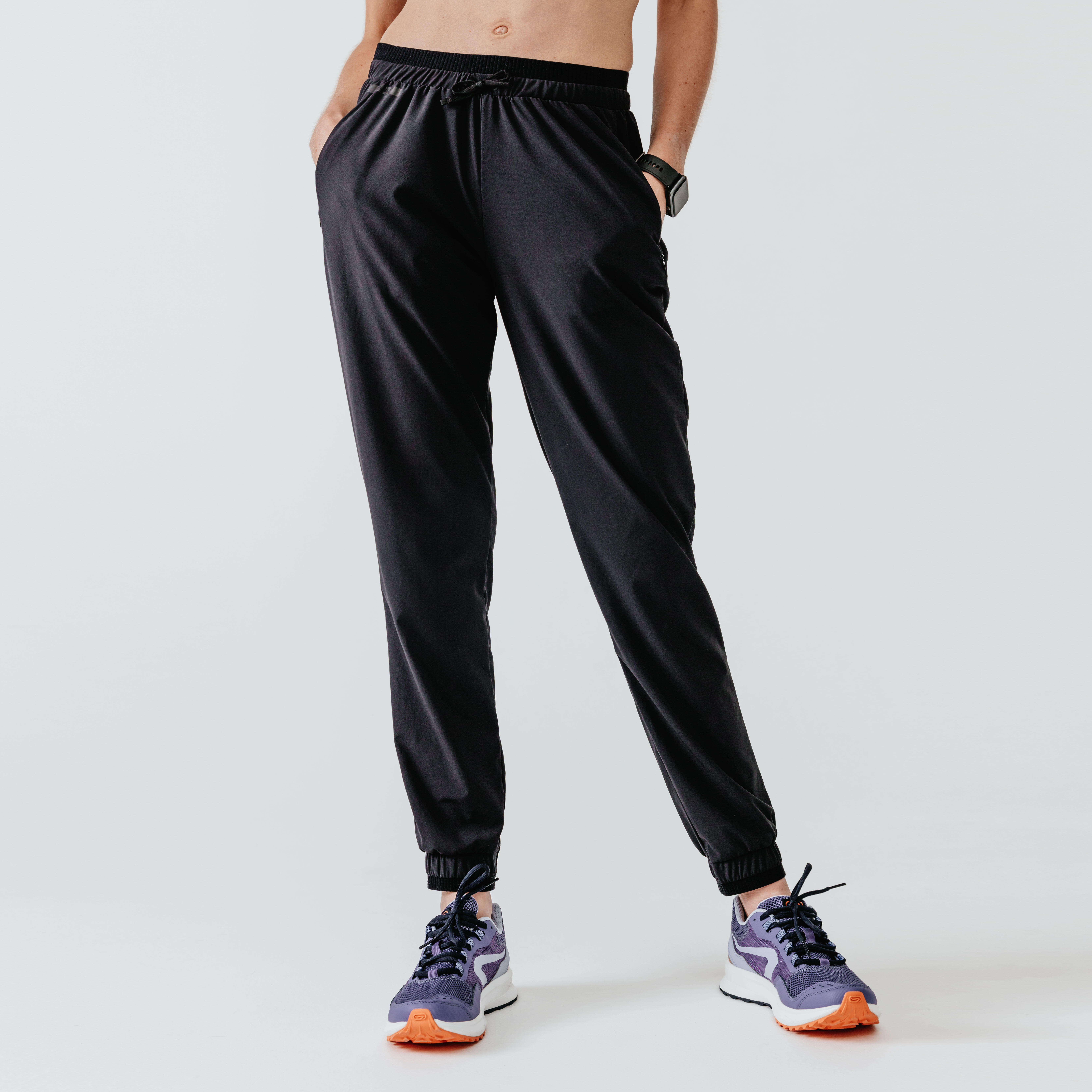 WOMEN FASHION Trousers Tracksuit and joggers Skinny Black 38                  EU Kalenji tracksuit and joggers slim discount 65% 