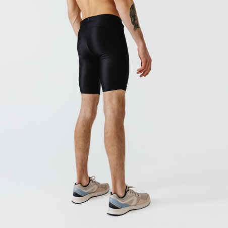 Men's Running Breathable Tight Shorts Dry - black