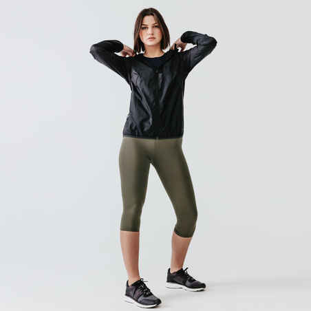 Women's Running Windproof Jacket Wind - black