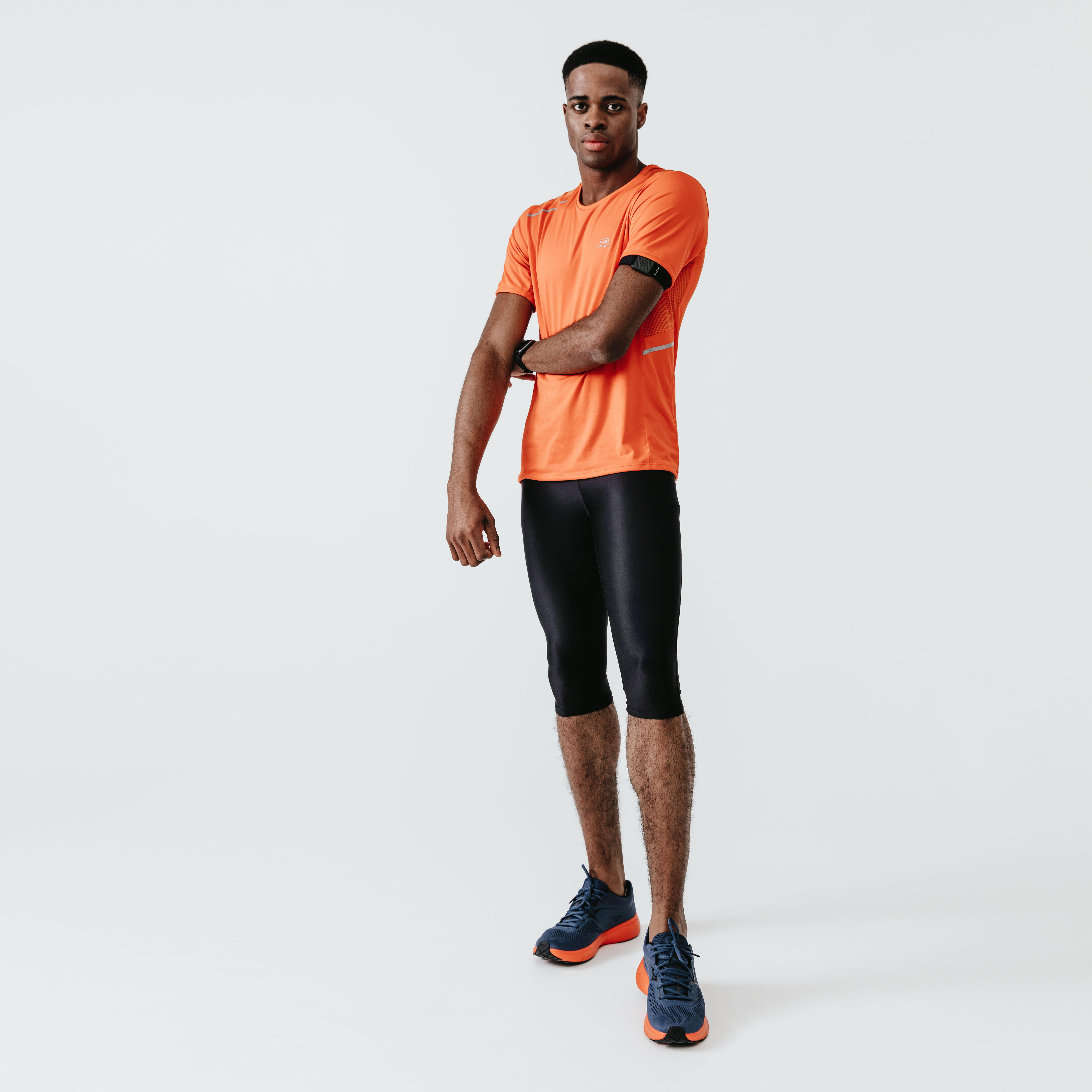 Men's Running Breathable ¾-Tights Dry 