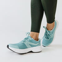 CHAUSSURES DE RUNNING FEMME KALENJI RUN CUSHION BLEU