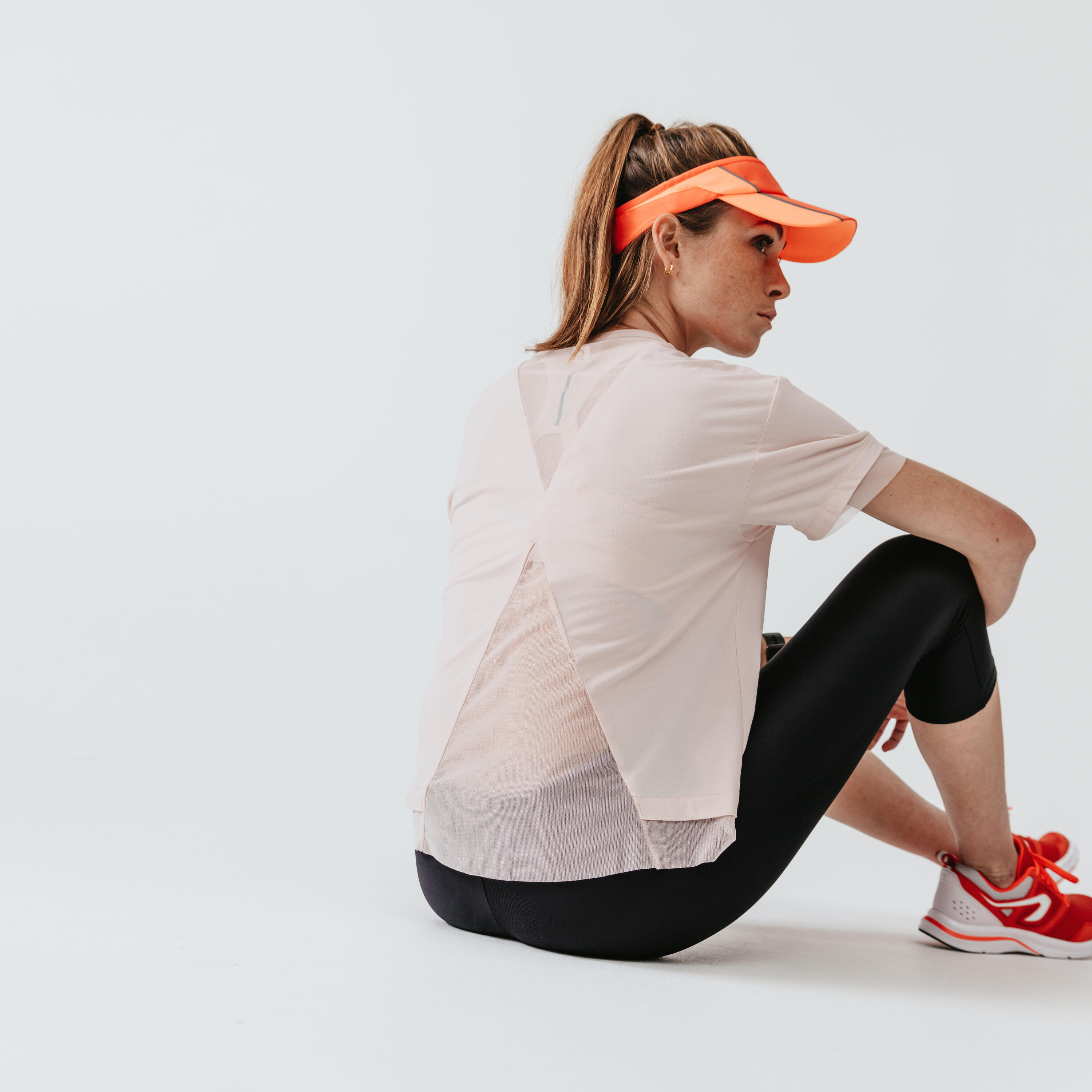 Feel Women's Running Breathable Short-Sleeved T-shirt - pink 4/56