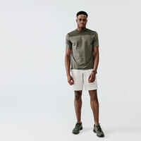 Dry+ Men's Running 2-in-1 Shorts With Boxer - Natural Beige