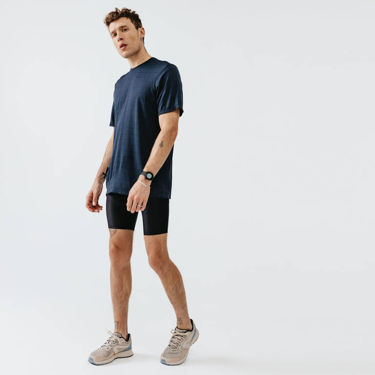 Men's Running Breathable Tight Shorts Dry - black