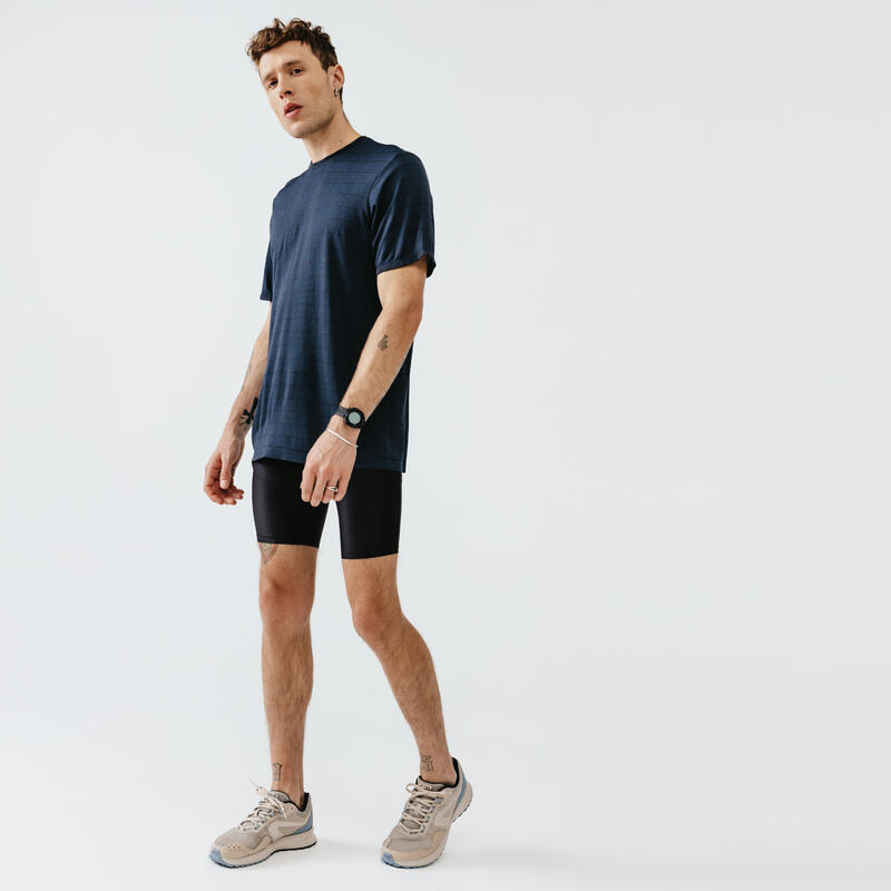 КОРОТКИЕ ТАЙТСЫ ДЛЯ БЕГА МУЖСКИЕ RUN DRY Decathlon 145824